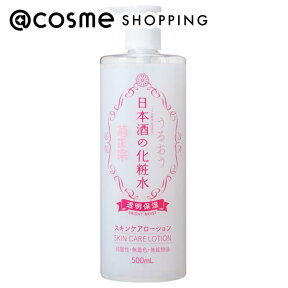 「ポイント10倍 4月25日」 菊正宗 日本酒の化粧水 透明保湿 本体 500ml 化粧水 アットコスメ 正規品