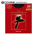 「ポイント10倍 5月10日〜11日」 excellence(エクセレンス) excellence タイツ(110D) ピュアブラック M-Lサイズ・1枚入り レッグウェア アットコスメ 正規品