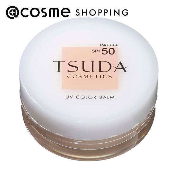 「ポイント10倍 5月20日」 TSUDA COSMETICS UVカラーバーム ナチュラルピンク 本体/無香料 18g 【送料..