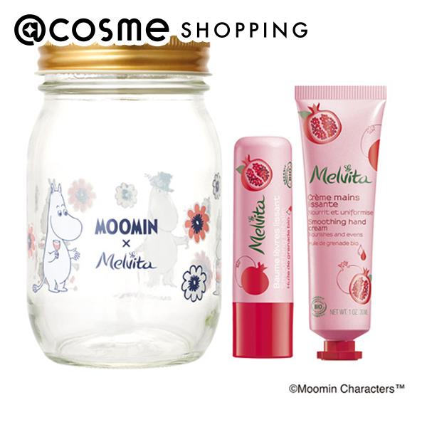 「ポイント10倍 7月10日」 メルヴィータ ザクロ ハンド＆リップクリームセット ムーミン/さらさら、しっとり/ザクロの香り 30mL/4.5g アットコスメのサムネイル