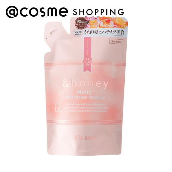 honey（アンドハニー） honey Melty モイストリペア シャンプー1.0 詰替え/ピュアローズハニーの香り 350mL シャンプー アットコスメ 正規品 ヘアケア