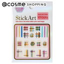 「8月10日~11日 ポイント10倍」 Stick Art Stick Art デコレーションネイルステッカー SAD-V03 1枚 ネイルシール アットコスメ 正規品