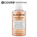 「ポイント10倍 5月5日」 CLAY ESTHE プライミングシャンプーピンククレイ 甘くみずみずしいサボンの香り 400ml シャンプー アットコスメ 正規品 ヘアケア