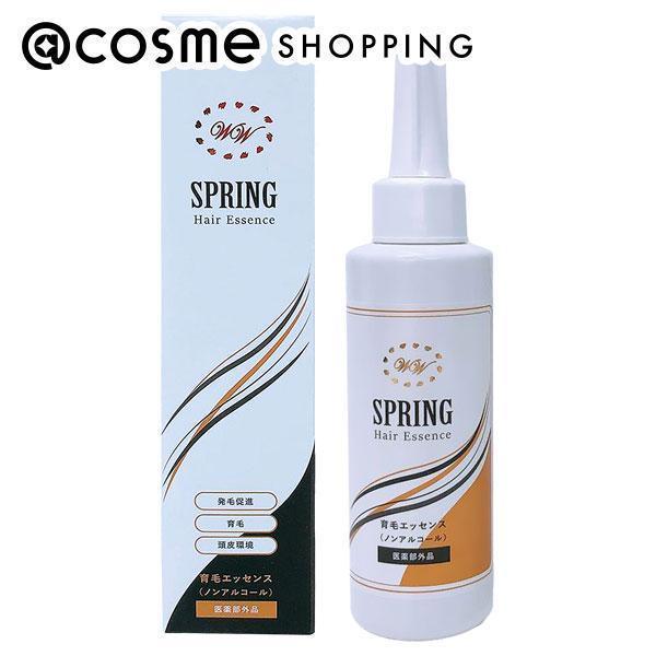 薬用育毛エッセンスSPRING / 本体 / 120ml / 透明な液体、ベタつかない / 無香料