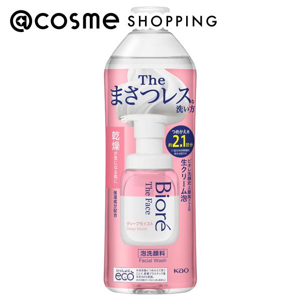 「ポイント10倍 5月15日」 ビオレ ビオレ ザ フェイス 泡洗顔料 ディープモイスト 詰替え 340ml 洗顔料 アットコスメ 1