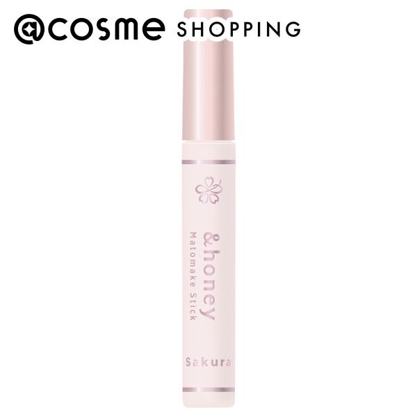 「ポイント10倍 2月10日」 &honey（アンドハニー） サクラ マトメイク スティック 2024ver. ヤエザクラハニー 9g ヘアスタイリングジェル アットコスメのサムネイル