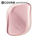 「ポイント10倍 5月15日」 TANGLE TEEZER(タングル ティーザー) コンパクトスタイラー マットピンククローム ヘアブラシ アットコスメ(4)