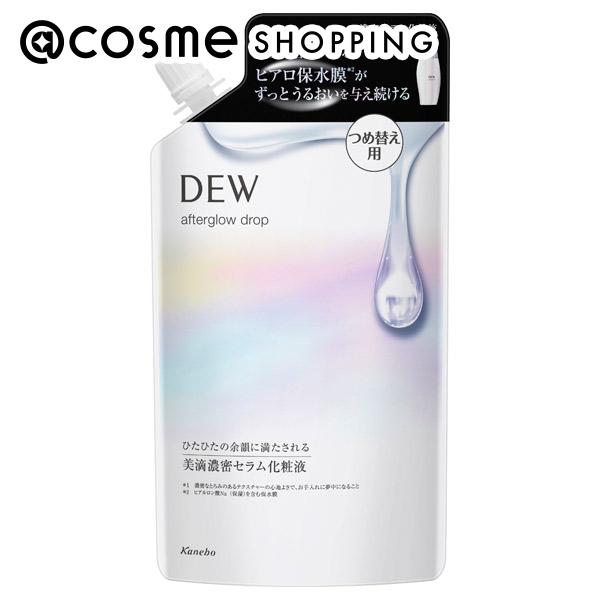 「ポイント10倍 5月20日」 DEW アフターグロウドロップ レフィル/ミルキーグリーンフローラルの香り 160ml 化粧液 アットコスメ