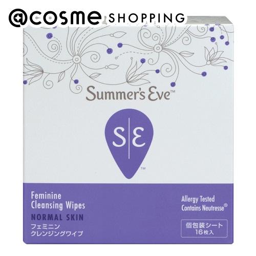 「ポイント10倍 5月20日」 Summer 039 s Eve(サマーズイブ) フェミニンクレンジングワイプ ノーマルスキン 16枚 デリケートゾーン用ソープ アットコスメ