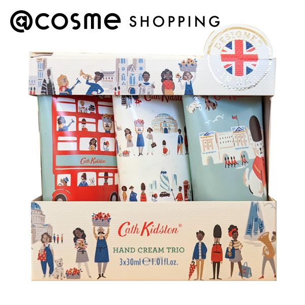 キャスキッドソン ハンドクリーム CathKidston キャスキッドソン ハンドクリームトリオ[1] ロンドンピープル 30mL×3 ハンドクリーム アットコスメ