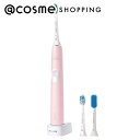 フィリップス（Philips） Sonicare ProtectiveClean 4300 電動歯ブラシ パステルピンク HX6806/72 歯ブラシ  アットコスメ