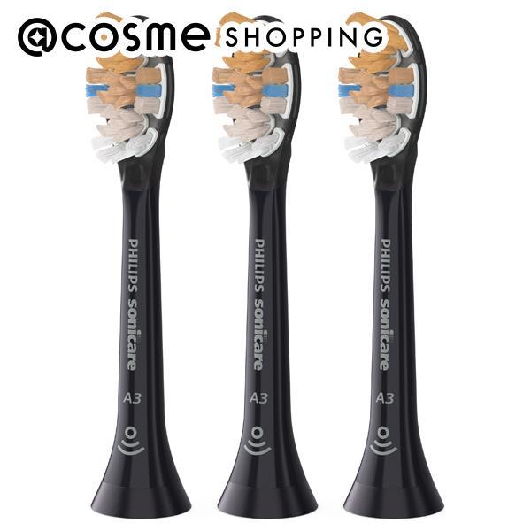 「ポイント10倍 11月24日〜25日」 フィリップス（Philips） ソニッケアー オールインワン ブラシヘッド レギュラー ブラック HX9093/96 3本入 歯ブラシ 【送料無料】 アットコスメ