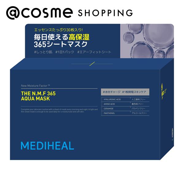 シートマスク（売れ筋ランキング） 「ポイント10倍 5月10日〜11日」 MEDIHEAL(メディヒール) THE N.M.F 365 アクアマスク 30枚入り（エッセンス350mL） フェイス用シートパック・マスク アットコスメ