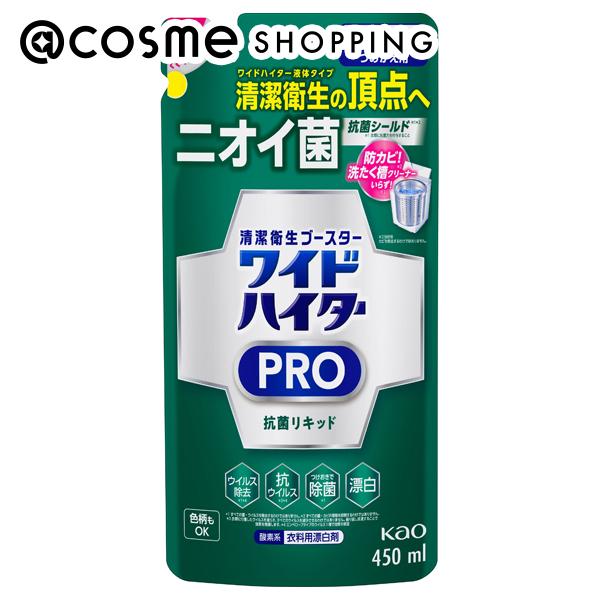 ワイドハイター PRO 抗菌リキッド / つめかえ用 / 450ml / ツンとしないさわやかな花の香り