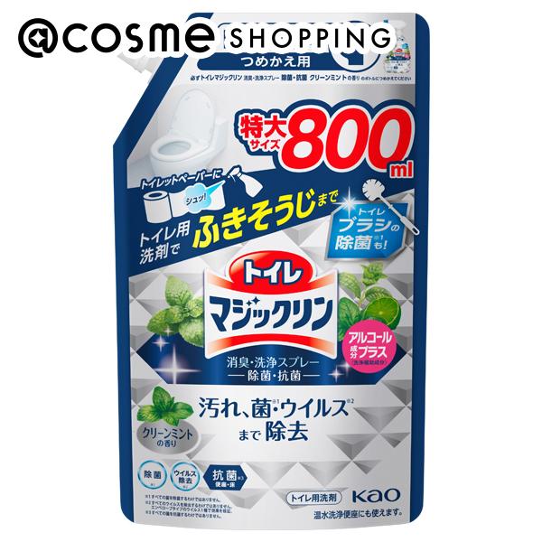 トイレマジックリン消臭・洗浄スプレー 除菌・抗菌 / つめかえ用 / 800ml / クリーンミントの香り