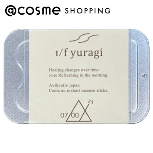 「ポイント10倍 7月10日」 1/f yuragi インセンスセット 7:00 お香立て付き/目覚めに爽やかなスッキリとした香り 30本入り お香・インセンス アットコスメ 「ポイント10倍 7月10日」 1/f yuragi インセンスセット 7:00 お香立て付き/目覚めに爽やかなスッキリとした香り 30本入り お香・インセンス アットコスメ