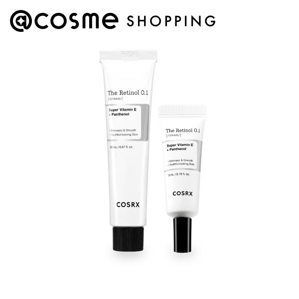 「ポイント10倍 12月10日」 COSRX ザ・レチノール0.1クリーム毛穴集中ケアセット 20ml+3ml フェイスクリーム アットコスメのサムネイル