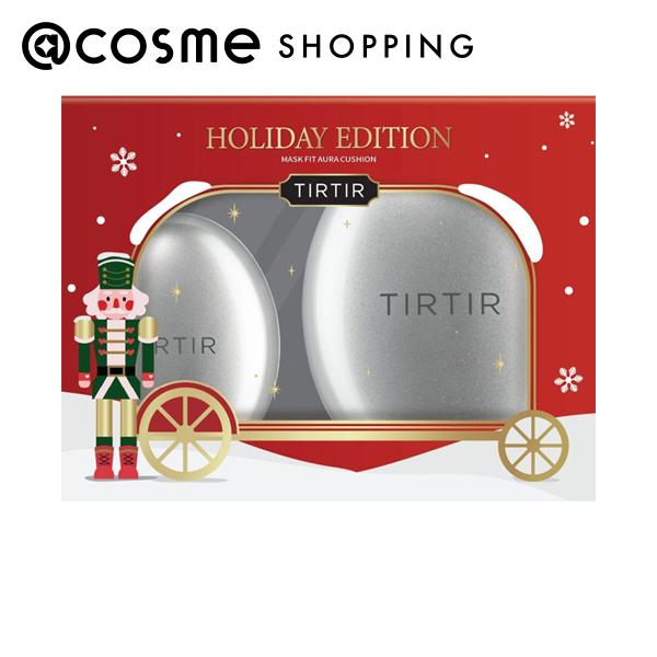 「ポイント10倍 12月10日」 TIRTIR MF オーラ クッション ホリデーエディションセット 17C 4.5g＋18g ファンデーション アットコスメのサムネイル