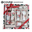 「ポイント10倍 3月4日20:00〜6日23:59」 CathKidston カーネーションギフトセット 200ml×2、50ml×3、10ml ボディケアキット 【送料無料】 アットコスメ