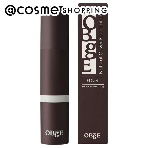「ポイント10倍 5月25日」 OBgE ナチュラルカバーファンデーション サンド 13g ファンデーション アットコスメのサムネイル