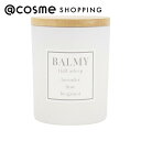 「ポイント10倍 6月25日」 BALMY Candle Half asleep ラベンダー/ ライム/ ベルガモット 130g アロマキャンドル アットコスメ
