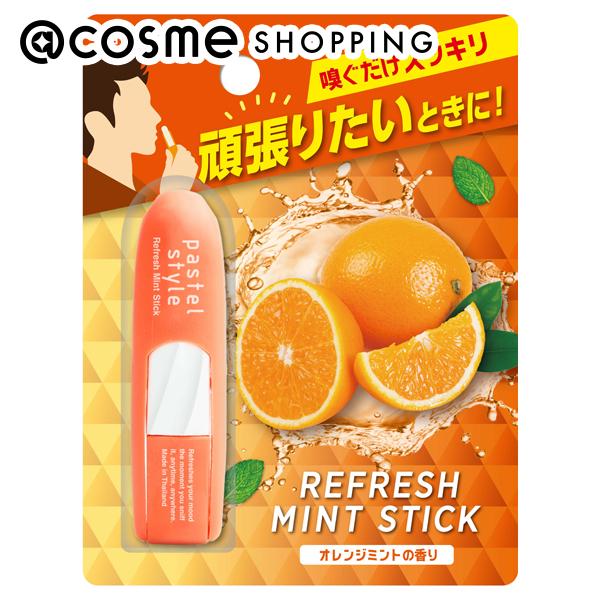 「ポイント10倍 7月1日」 PastelStyle リフレッシュミントスティック オレンジミント 1.68ml アットコスメ