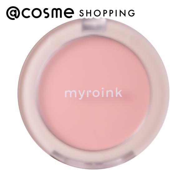 「ポイント10倍 10月5日」myroink フラッフィー チークス 01 ワッフルコーラル 本体 5g チーク アットコスメ
