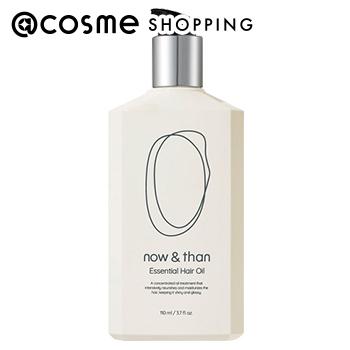 「ポイント10倍 3月10日」 now&than エッセンシャルヘアオイル 本体/上品で華やかなペア—&フリージアの香り 70ml トリートメントヘアオイル アットコスメのサムネイル