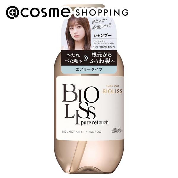 「ポイント10倍 11月5日」 SS ビオリス ピュアレタッチ ぺたふぅわ シャンプー 本体 480ml シャンプー アットコスメのサムネイル