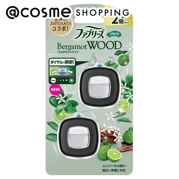 「ポイント10倍 11月24日〜25日」 ファブリーズ 消臭芳香剤 車用 イージークリップ 本体/ベルガモットウッド 2.4ml×2個 芳香剤 アットコスメ