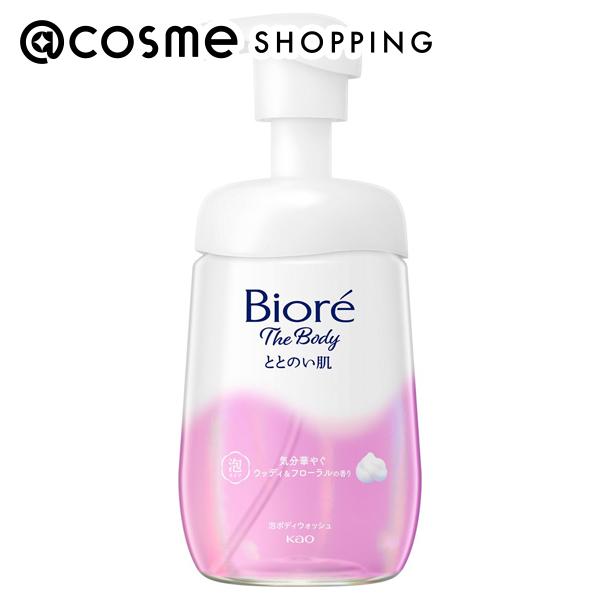 「ポイント10倍 8月25日」 ビオレ ザボディ ととのい肌 泡タイプ ポンプ/気分華やぐ ウッディ&フローラルの香り 480ml ボディソープ アットコスメ