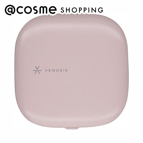 「ポイント10倍 5月5日」 VENUSiS コンパクトLEDミラー VML-4000-3X P・ピンク 約90×90×16mm ミラー・鏡 アットコスメ