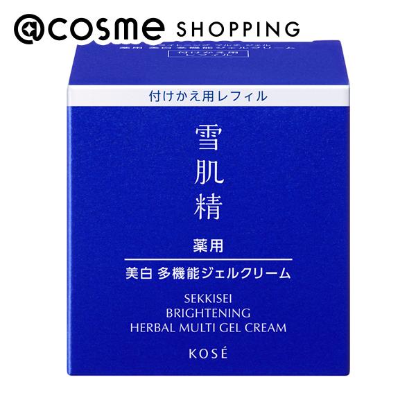「ポイント15倍 11月24日～25日」 雪肌精 薬用雪肌精 ブライトニング マルチ ジェル 付けかえ用レフィル/ナチュラルフローラル 80g フェイスクリーム 【送料無料】 アットコスメ _25Nov