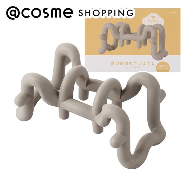 ELECOMHealthcare 首の筋肉のコリほぐし グレー W約194mm×D約115mm×H約95mm マッサージ・ボディケアグッズ アットコスメ