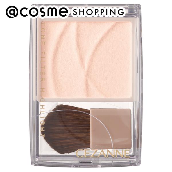 「ポイント10倍 11月10日」セザンヌ トーンフィルターハイライト 01 フィルターベージュ 2.3g パウダーハイライト アットコスメのサムネイル