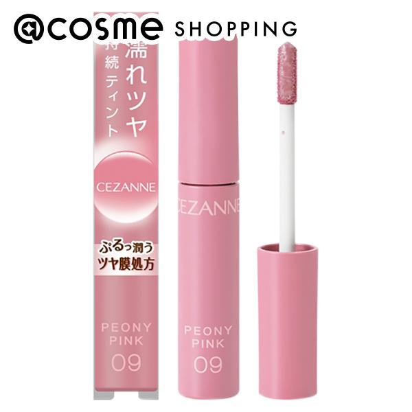 「ポイント10倍 10月5日」セザンヌ ウォータリーティントリップ 09 ピオニーピンク 4g 口紅・リップグロス アットコスメのサムネイル