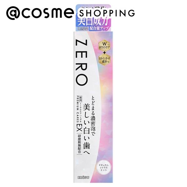 「ポイント10倍 11月24日～25日」 エビス ゼロプレミアムケアズEX ナチュラルシトラスミント 90g 歯磨き粉 アットコスメ