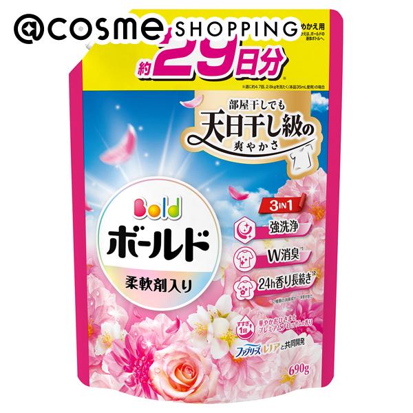 「ポイント10倍 11月20日」 ボールド 柔軟剤入り 洗濯洗剤 液体 詰め替え/華やかおひさまとプ ...