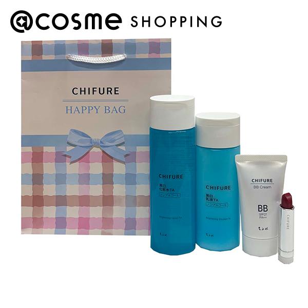 「ポイント20倍 12月1日」 ちふれ ハッピーバッグ 25F 限定品 180mL、160mL、50g、1個 スキンケアキッ..