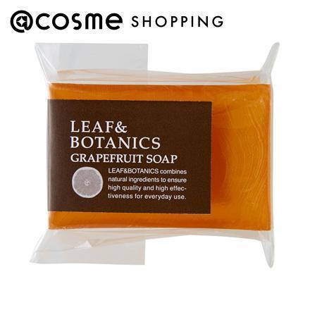 「 ポイント10倍 3月15日」 LEAF＆BOTANICS （リーフアンドボタニクス） マザーソープ　グレープフルーツ 90g 洗顔料 アットコスメ 正規品のサムネイル