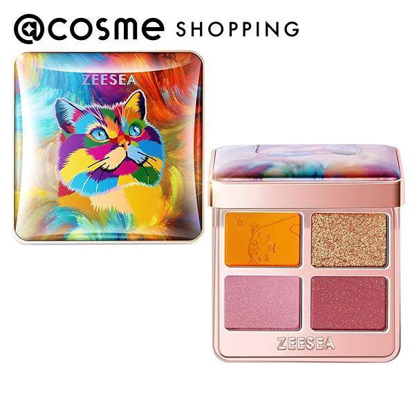 「 ポイント10倍 6/15」 ZEESEA アニマルアイシャドウ #03 ペルシャ（オレンジ） アイシャドウ アットコスメ 正規品のサムネイル