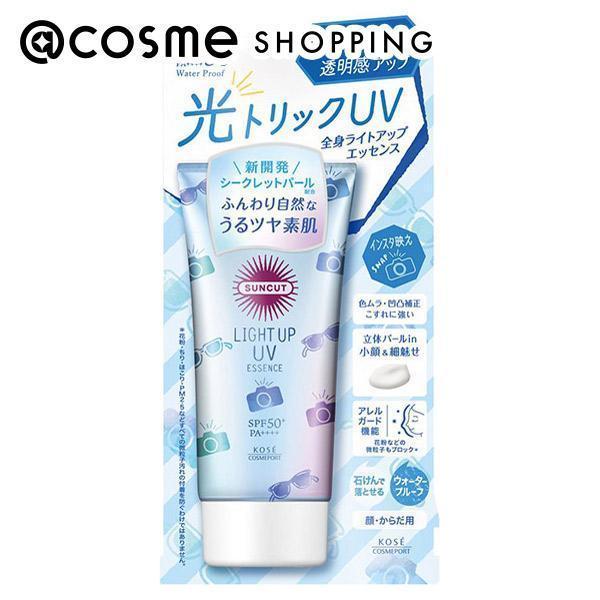 「 ポイント10倍 6/20」 サンカット サンカットR ライトアップUV エッセンス 本体/クリアフローラル 80g 日焼け止め アットコスメ UVケアのサムネイル