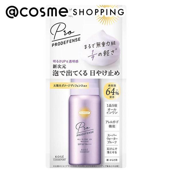 「 ポイント10倍 6/25」 サンカット サンカットR プロディフェンス オールインワンUV ムース 本体/フレッシュフローラル 60g 日焼け止め アットコスメ UVケアのサムネイル
