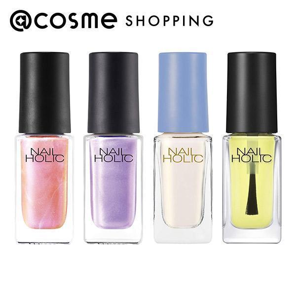 「 ポイント15倍 3月15日」 ネイルホリック ネイルホリック春の人気カラー＆キューティクルオイル4点セット◆ピンク・パープル◆ 本体 アットコスメ _22BC _23Marのサムネイル