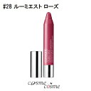【メール便可】クリニーク チャビー スティック モイスチャライジング リップ カラー バーム #28 ルーミエスト ローズ(0192333172001)