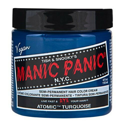 【選べるオマケ付き】 【あす楽】 MANIC PANIC マニックパニック ヘアカラークリーム MC11002 アトミックターコイズ 118ml MANICPANIC マニパニ ヘアカラー 毛染 発色 カラー カラーリング ツヤ感 カラフル 青 ブルー 緑 【 宅配便 発送商品 】