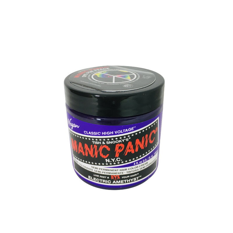 【選べるオマケ付き】 マニックパニック カラークリーム エレクトリックアメジスト 118ml MANIC PANIC ヘアカラー カラーリング 毛染め パープル 紫 マニパニ ヘアカラークリーム 【 宅配便 発送商品 】