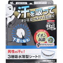 小林製薬 メンズ Riff あせ ワキパット ホワイト デオドラント シトラスの香り 20枚入(10組) [4987072029527] 制汗 薄型シート 汗取シート イオン抗菌 3層構造 男性用 防臭 汗脇用シート