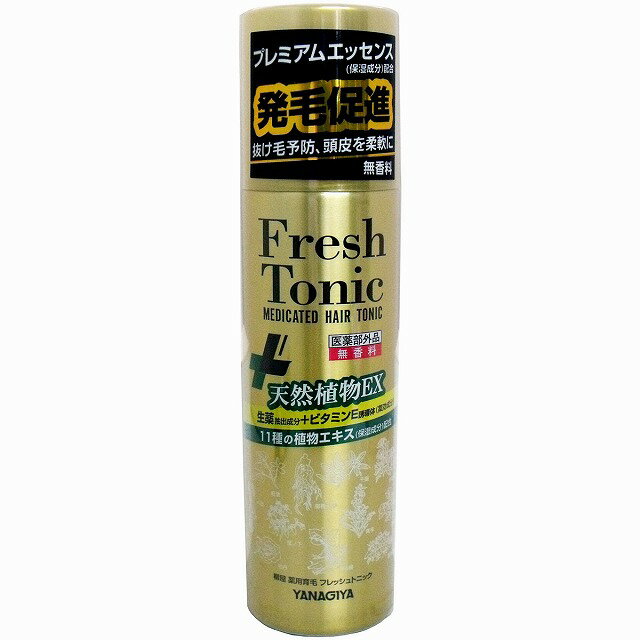 [ 単品 送料込 ] 柳屋 薬用 育毛フレッシュトニック プレミアム エッセンス 無香料 190g [4903018183696-SP] 育毛トニック 発毛促進 天然植物エキス