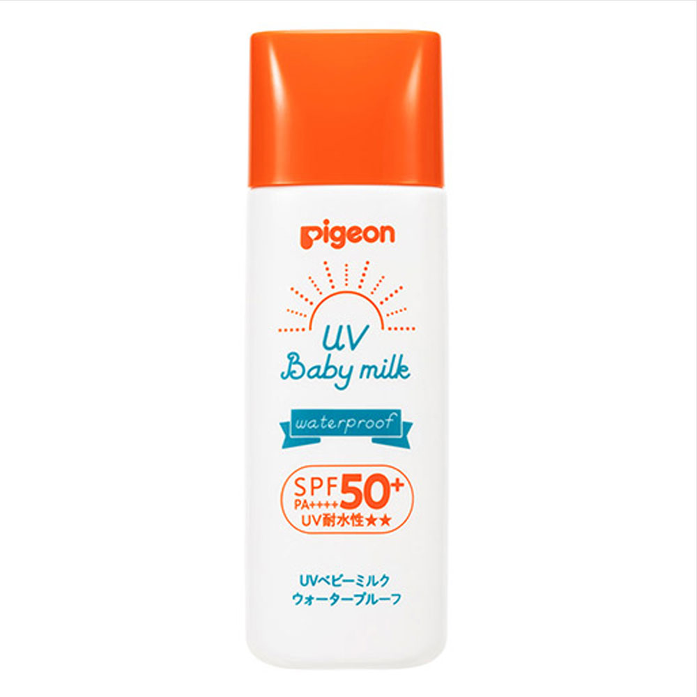 [ 2個 セット ] ピジョン UVベビーミルク ウォータープルーフ SPF35 PA+++ 50g [4902508084703] ベビーローション あかちゃん 日焼け止め 保湿ローション 日焼け止めミルク